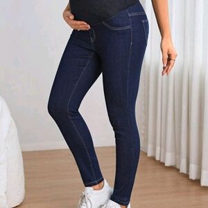 Women's Maternity Blue Jeans